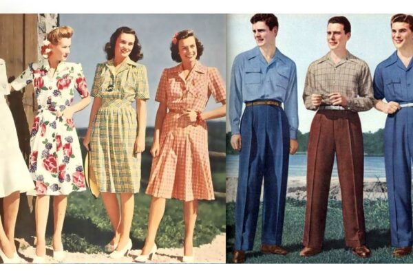 Fashion Trends of Women and Men in the 1940s